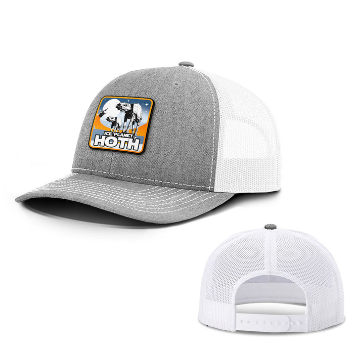 Ice Planet Hoth Patch Hats - BustedTees.com