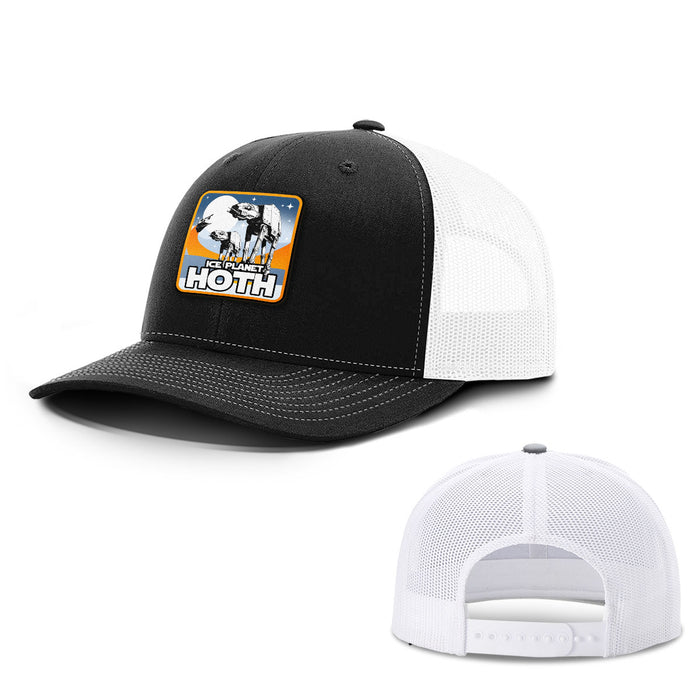 Ice Planet Hoth Patch Hats - BustedTees.com