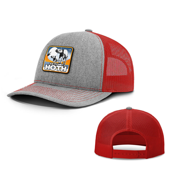 Ice Planet Hoth Patch Hats - BustedTees.com