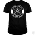 SunFrog-Busted BustedTees Classic Guys / Unisex Tee / Black / S Illuminati BBQ