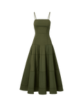 Veronica Beard Ilona Midi Dress - Army