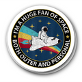 Im A Huge Fan Of Space Both Outer And Personal Vinyl Sticker