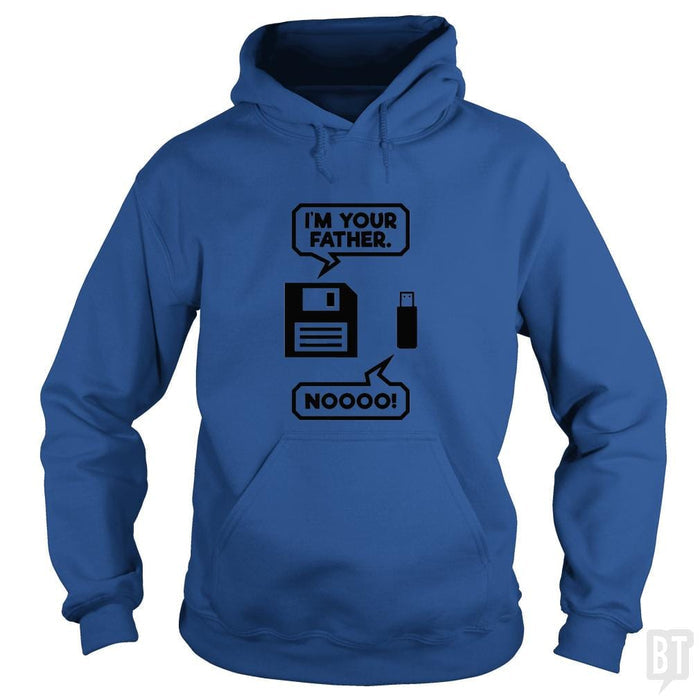 SunFrog-Busted PAMELA Hoodie / Royal Blue / S I'm Your Father Noooo Funny