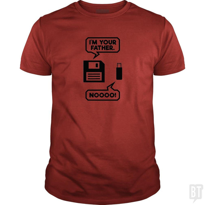 SunFrog-Busted PAMELA Classic Guys / Unisex Tee / Red / S I'm Your Father Noooo Funny