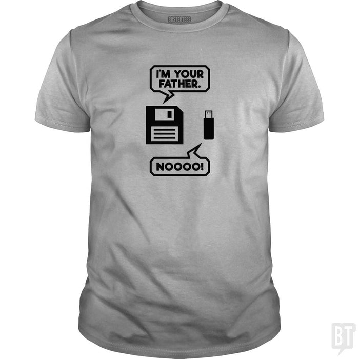 SunFrog-Busted PAMELA Classic Guys / Unisex Tee / Sport Grey / S I'm Your Father Noooo Funny