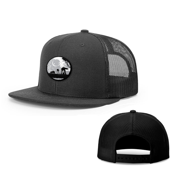 Snapback Flatbill / Full Black / One Size