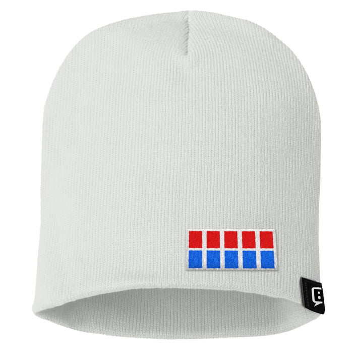 Uncuffed Beanies / White / One Size