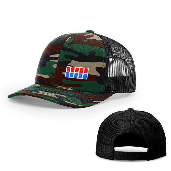 Snapback Trucker / Green Camo and Black / One Size