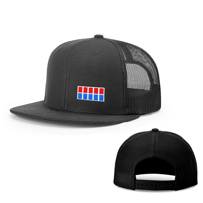 Snapback Flatbill / Full Black / One Size