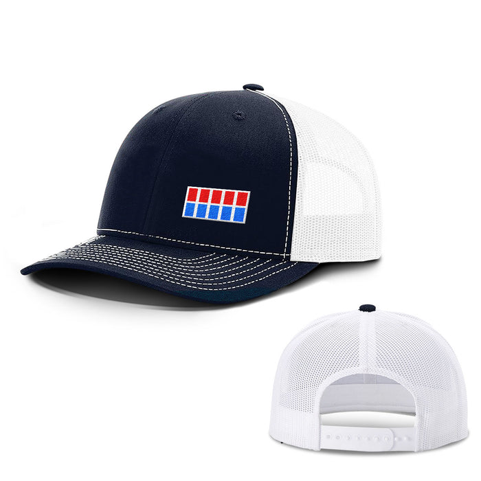 Snapback Trucker / Navy and White / One Size