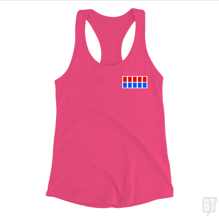 Women's Racerback Tank / Heliconia / S
