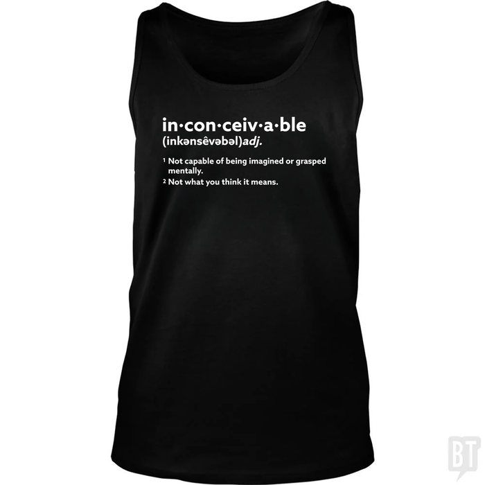 Inconceivable Definition Tank Top