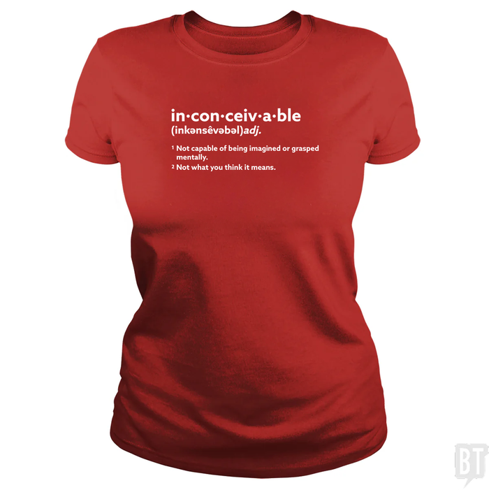 Classic Ladies Tee / Red / S