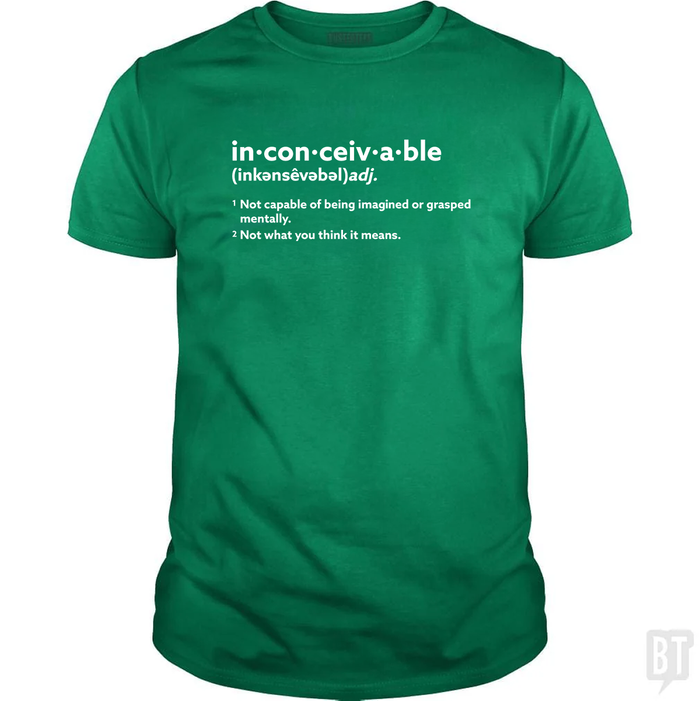 Inconceivable Definition