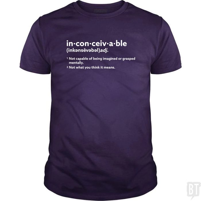 Inconceivable Definition