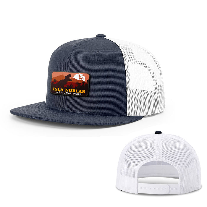 Snapback Flatbill / Navy and White / One Size