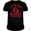 SunFrog-Busted Alvian Classic Guys / Unisex Tee / Black / S Santa Claus It's The Most Wonderful Time For A Bee