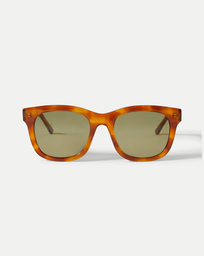 Veronica Beard Jane Square-Frame Sunglasses - Honey