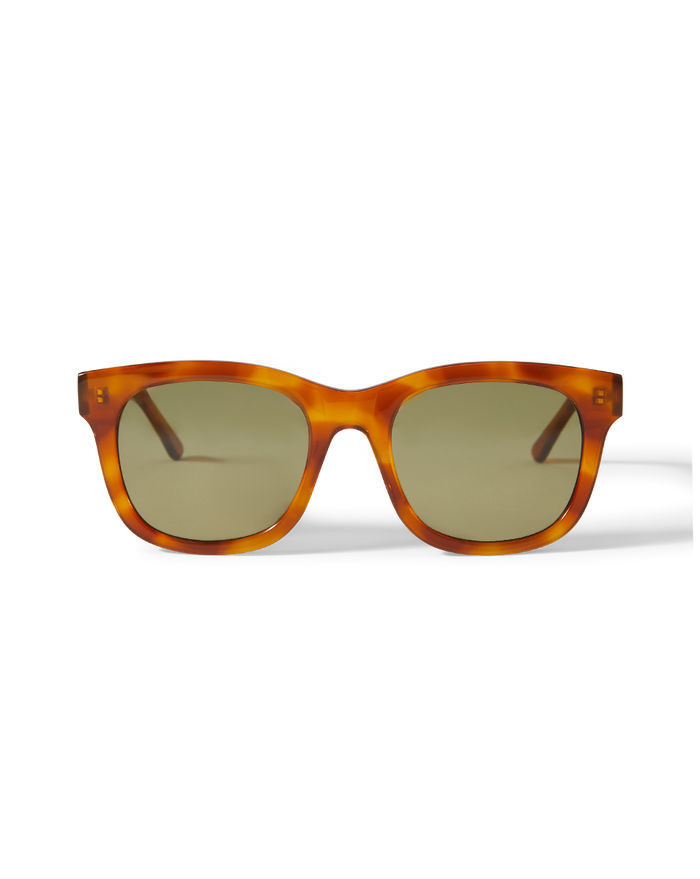 Veronica Beard Jane Square-Frame Sunglasses Honey