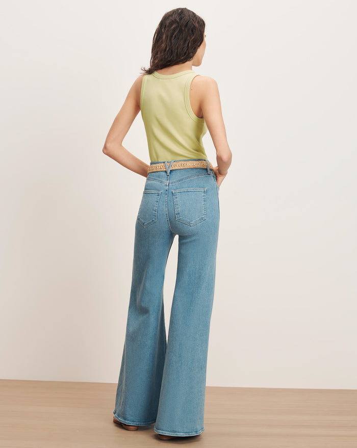 Veronica Beard Jesse Ultra-Flare Jean - Big Splash