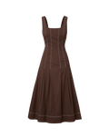 Veronica Beard Jolie Dress - Dark Mocha