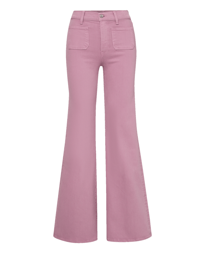 Veronica Beard Joplin Patch-Pocket Flare Jean - Orchid Haze
