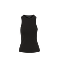 Veronica Beard Jordyn Cropped Tank Top - Black