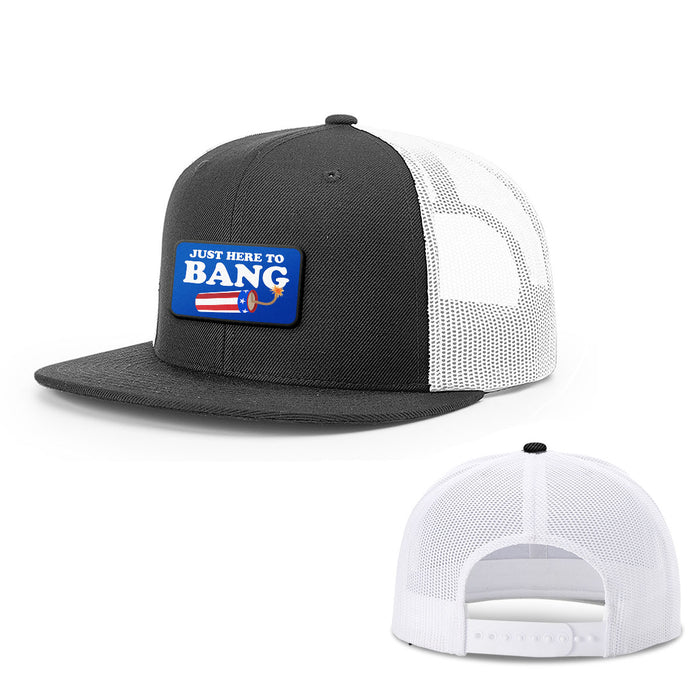 Snapback Flatbill / Black and White / One Size