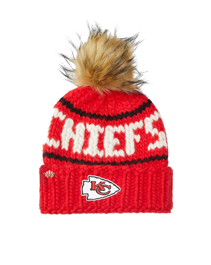 Veronica Beard Kansas City Chiefs Beanie Red