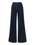 Veronica Beard Kasey Wide-Leg Jean - Indigo Rinse