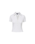 Veronica Beard Kearney Button-Down T-Shirt - White