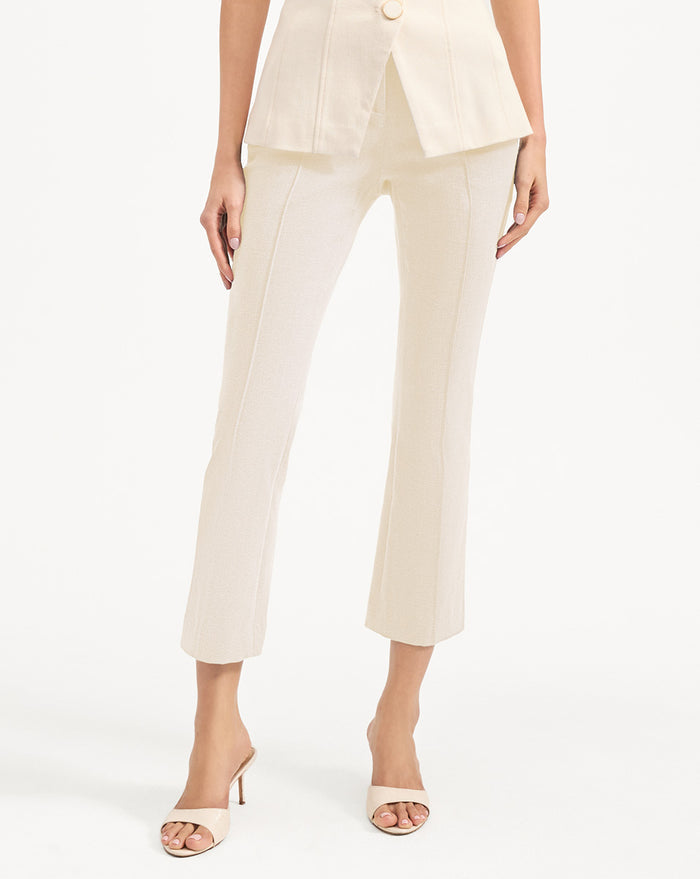Veronica Beard Kimra Pant - Ecru
