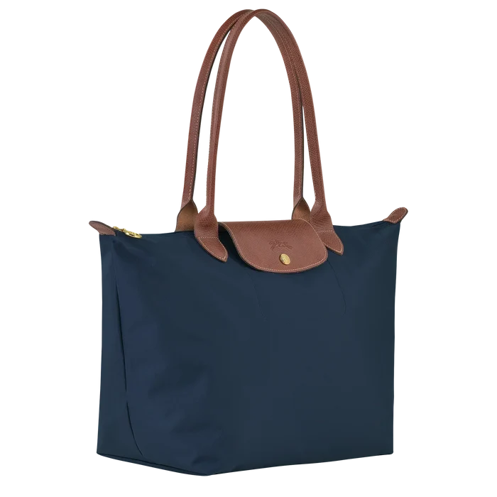 Klassische Tasche - Große Le Pliage Tote, Marineblau