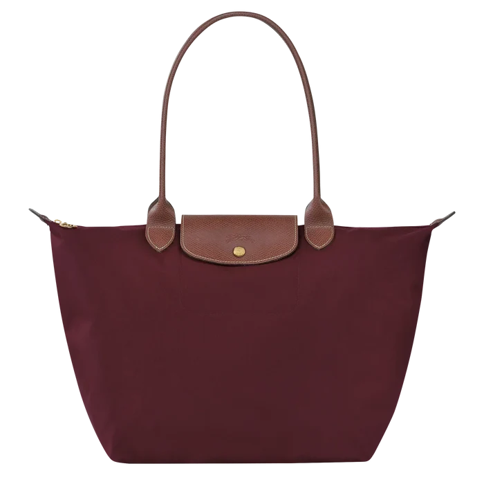 Klassische Tasche - Große Le Pliage Tragetasche, Burgunderrot