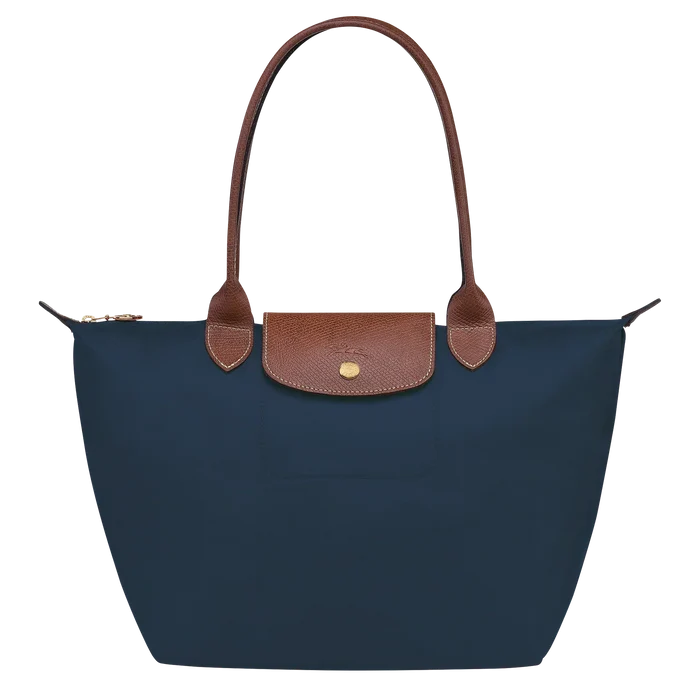 Klassische Tasche - Medium Le Pliage Tote, Marineblau