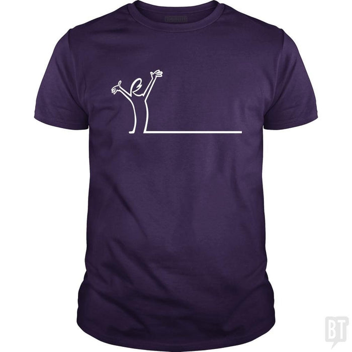 SunFrog-Busted Funky Hippo Classic Guys / Unisex Tee / Purple / S La Linea