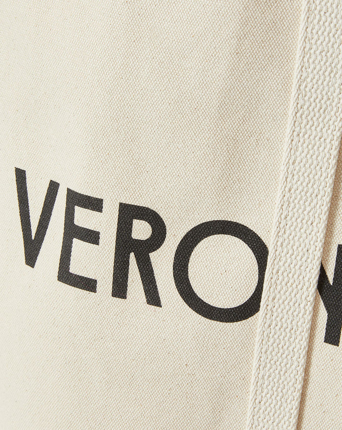 Veronica Beard Large Canvas Logo Tote