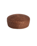 Veronica Beard Brown woven round ottoman.