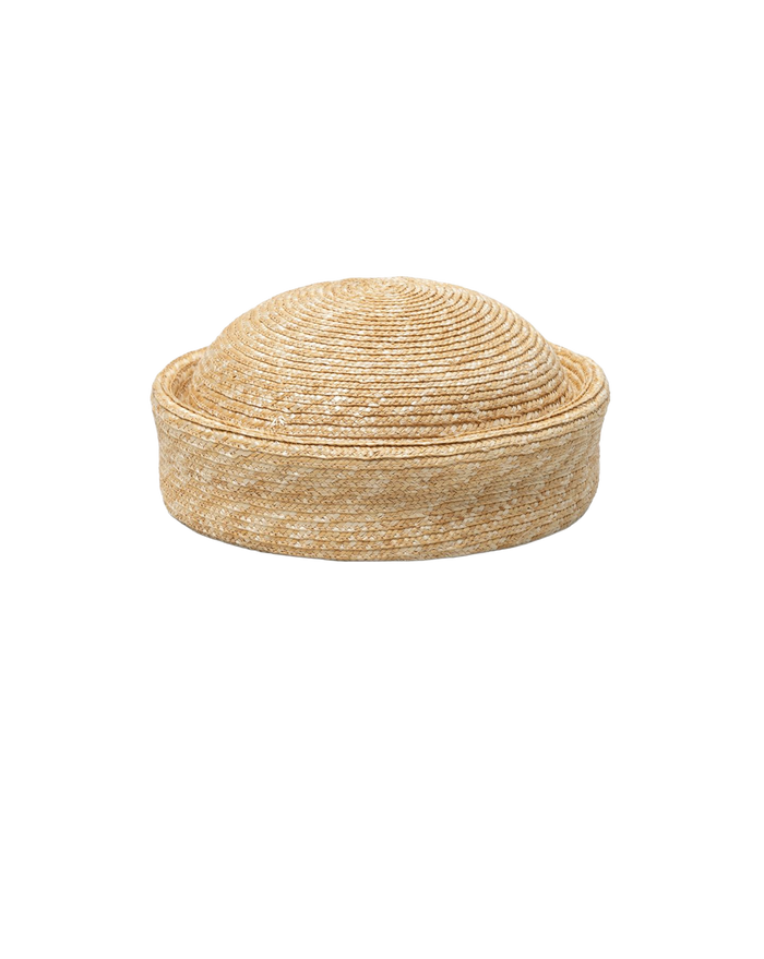 Veronica Beard Woven straw lidded storage basket