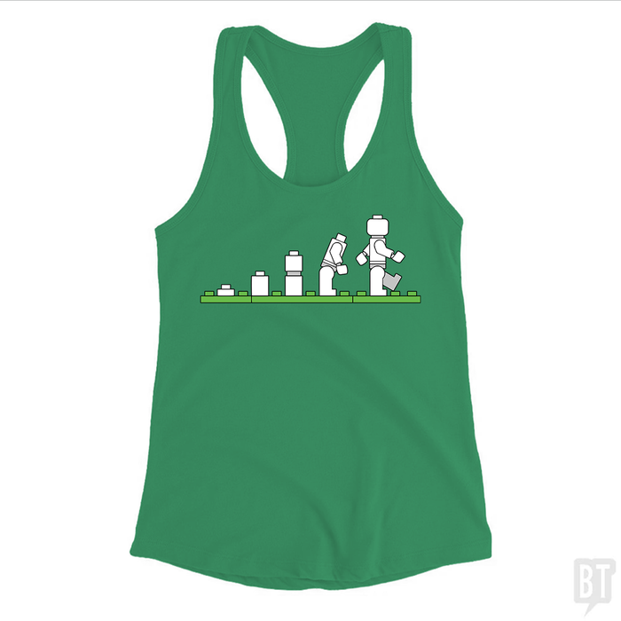 Women's Racerback Tank / Irish Green / S