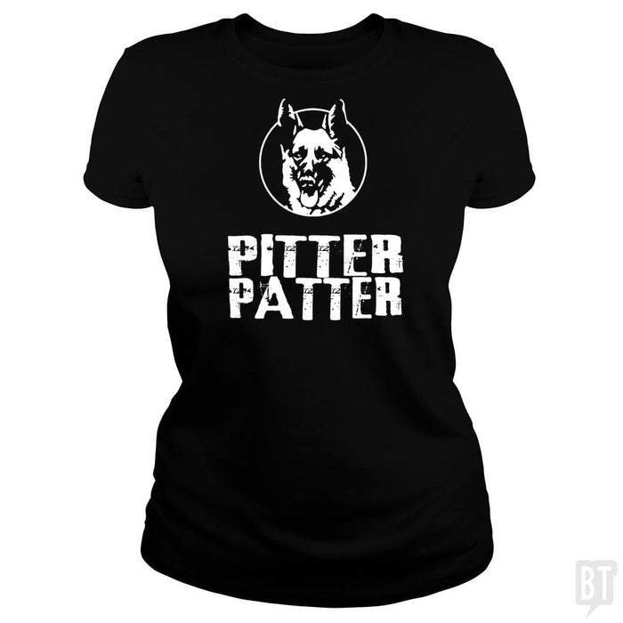SunFrog-Busted Platinumshop Classic Ladies Tee / Black / S letterkenny pitter patter