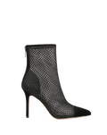 Veronica Beard Lisa Rhinestone Mesh Bootie - Black