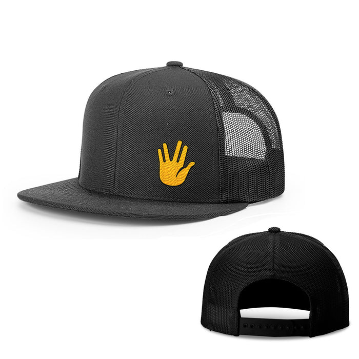 Snapback Flatbill / Full Black / One Size