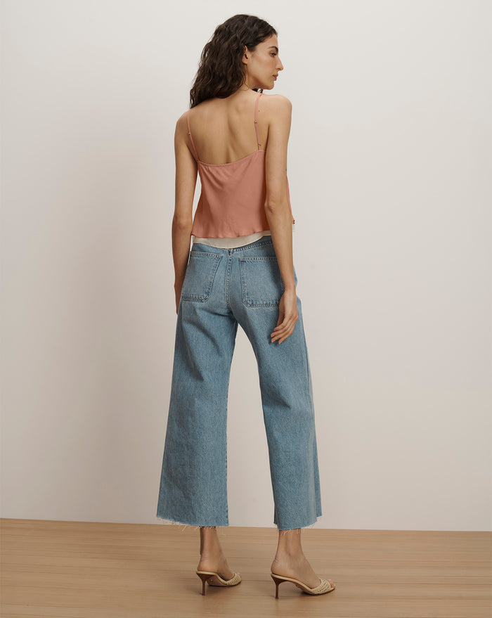 Veronica Beard Lumora Silk-Blend Camisole - Light Clay