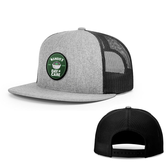 Snapback Flatbill / Heather and Black / One Size