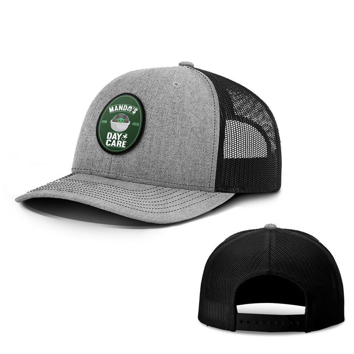 Mando's DayCare Patch Hats - BustedTees.com