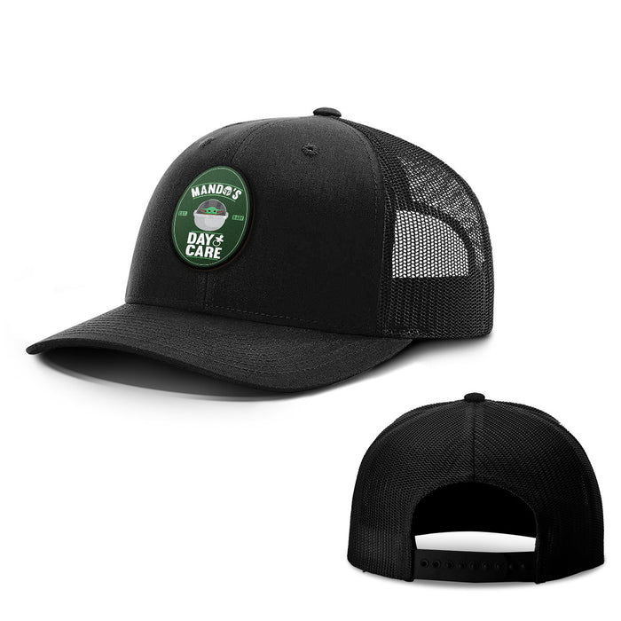 Mando's DayCare Patch Hats - BustedTees.com