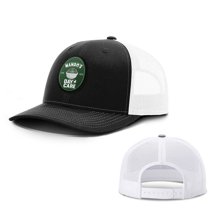 Mando's DayCare Patch Hats - BustedTees.com