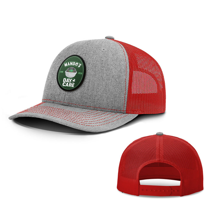 Snapback Trucker / Heather and Red / One Size