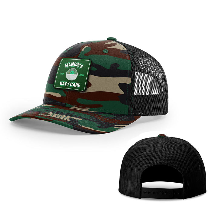 Snapback Trucker / Green Camo and Black / One Size